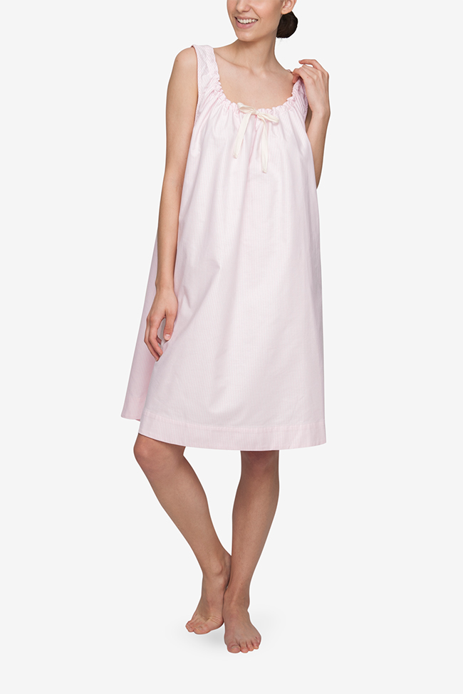 Charlotte White Cotton Nightgown