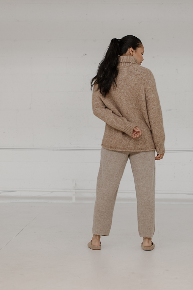 Stanley Pullover in Wheat – Bare Knitwear