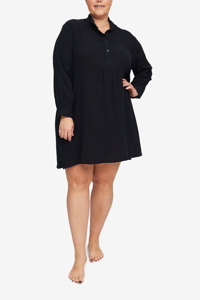 Gauze tunic cheap plus size