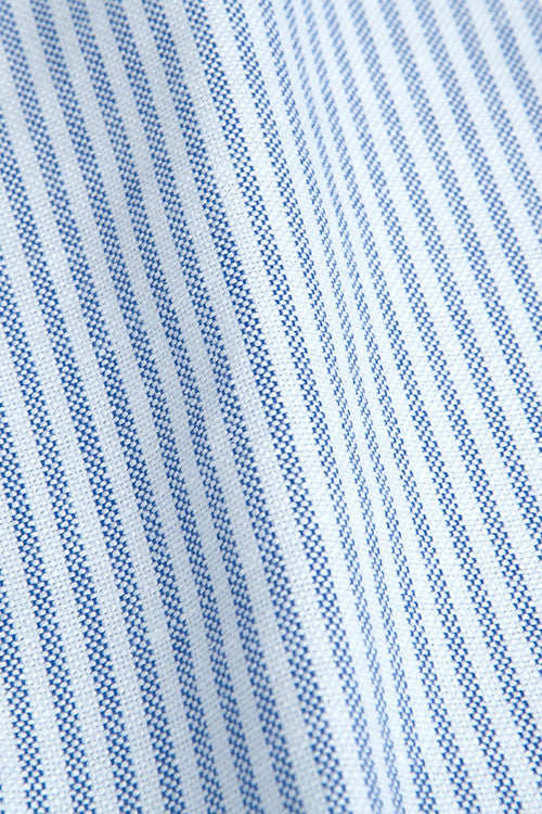 Men’s Long Sleep Shirt Blue Oxford Stripe | The Sleep Shirt